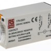 Timer Relay Wciskane 230V ac DPDT 2-stykowy RS PRO DPDT 1 → 30s jednofunkcyjny