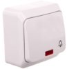 Prima Przycisk /Dzwonek/ Z Podświetleniem Biały Prima Wde001015