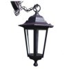 Lampa ogrodowa LO4105, wisząca czarna,