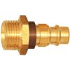 Nipple, L 37 mm, 35 bar, brass, for jacks, 107688