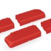 Hinge, ABS, (L x W x H) 100 x 23.4 x 36.5 mm, red, for B 233012/B 273612, 96330000