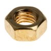 Nakrętka sześciokątna M5 Sześciokątna pełna Mosiądz, Zwykłe