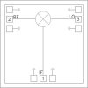 GaAs MMIC Bi-Phase Modulator Chip, 4 - 8 GHz
