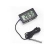 Termometr panelowy LCD czarny -50°C do 110°C z sondą