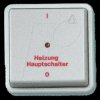 6273.0208.6 KOPP flush-fitted heating switch, 10 A/250 V