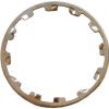Toothed washer, H 0.56 mm, inner Ø 12.93 mm, outer Ø 15.88 mm, phosphor bronze, 1-329632-2