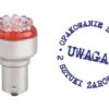 Ba15s 12V czerwona 12xLed Bosma 2281