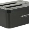 Stacja dokująca do dysków twardych Delock 62661 SATA 6 Gb/s, Gniazdo DC 3,5 mm