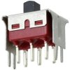 C & K Switches 1201M2S3V4QE2 Slide Switch 1000 Series Przełącznik suwakowy 120 V/AC, 28 V/DC 6 A 2 x wł/wł 1 szt. towar