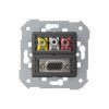 Simon 82 Gniazdo VGA żeńskie + 3 RCA (mechanizm) 7500092-039