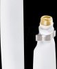 BS86376-G Window feed-through, F socket, white, gold-plated, 17 cm
