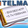 Akumulator LI-POL 1000mAh 4.4Wh + zabezpieczenie