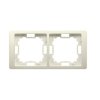 BASIC NEOS beż BMRC2/12 Ramka 2-kr. KONTAKT