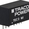 TEC 3-2423WI DC/DC converter TEC 3WI, 3 W, 9-36/±15.0 VDC, SIL-8