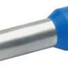 Insulated wire end ferrule, 16 mm², 28 mm/18 mm long, DIN 46228-4, blue, 47718