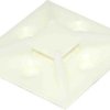 Mocowanie opaski kablowej samoprzylepne, 38.5mm x 38,5 mm, kolor: Naturalny, 100-szt., RS PRO