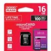 Karta pamięci microSD 16GB UHS I Goodram adapter