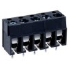 CamdenBoss CTB1201/5BK 5 Way 16A Low Profile Terminal Block 5mm Pitch
