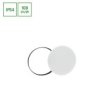 Plafoniera Led Nymphea Black I White Rings 18W 1950Lm 3000K Ip54 250X52mm