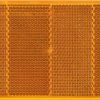 1257002 Trailer - reflector, rectangular, with hole, yellow