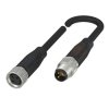 BALLUFF Kabel siłownika czujnika Złącze A Prosty 4 długość 600 mm Rodzaj A Żeńskie Męski Złącze B Prosty 4