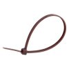 UniStrand CT5-Brown 203mm Nylon Cable Ties Coloured Standard(4.8mm) Pack of 100
