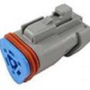 Złącze samochodowe 3-pinowe Deutsch 3-rzędowe Męski 13A DT 5559
