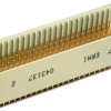 Złącze typu Backplane ERmet Series 2mm Pitch 125-pinowe 7-rzędowe Męski, Mocowanie na wcisk Terminal, 1.5A ERNI