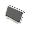 Ekran dotykowy pojemnościowy LCD 7'' B 800x480px HDMI + USB dla Raspberry Pi + obudowa czarno-biała - Waveshare 11302