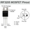 IRF3205 N-Channel MOSFET 110A 55V 200W TO220 TRANZYSTOR