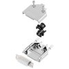 Encitech 6355-8030-12 D-Sub Receptacle 15-pin 180° Solder Bucket