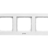 Sonata Ramka Potrójna Do Łączników Ip-44 Biały Mat Rh-3R/75