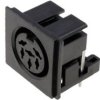 GDIN6-KDH Gniazdo DIN6 katowe do druku 6pin (typ6)