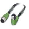Przewód czujnik-siłownik ze złączem Złącze M12 liczba rdzeni 3 długość 1m Rodzaj A Męskie Złącze B Złącze M12