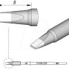 C115221 C115 soldering tip, chisel-shaped, C115221/1.3 x 0.3 mm, straigh