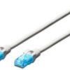 Kabel krosowy (Patch Cord) U/UTP kat. 5e biały 0,5m DK-1512-005/WH