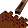 Kanał Kablowy Korytko Elektroinstalacyjne 40x40mm Drewno Ciemne 2m 15 szt.