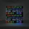 Waveshare Flexible RGB full-color LED matrix panel, 3mm Pitch, 64x64 pixels, adjustable brightness and bendable PCB