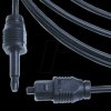 TOSLINK plug to 3.5-mm mini-plug, Ø=2.2 mm, 1 metres