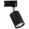 Lampa Siena-Track-Alu-B/S-1F Czarna Ze Srebrnym Przegubem 1Xgu10 Luxsystem-1F...