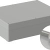 ABS enclosure, (L x W x H) 300 x 230 x 85 mm, light gray (RAL 7035), IP66, 5U350300