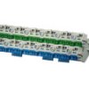 Listwa zaciskowa PE i N 80A zaciski bezśrubowe Fixconnect 2x(6x25mm2 + 24x4mm2) FC PN 60 26100087