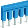 Mostek grzebieniowy z izolacją 8-tor. niebieski 2000-408/000-006 /25szt./