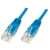 Przyłącze patchcord UTP cat5e; 0,5m; niebieski