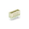 WAGO 734-136 6 Pole 3.5mm 10A MCS Vertical Male Header Closed Light Grey