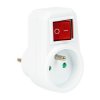 Adapter jednogniazdowy z wyłącznikiem