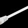 95461 Cat.6 S/FTP PiMF patch cable, CCA, white, 0,25 m
