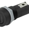 Oprawa bezpiecznikowa montowana w tablicach 10A 250V ac 5 x 20 mm RS PRO 1-biegunowy