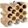 Mottez B229V Bottle cubes hold 15 bottles up to Ø92mm Terracotta