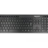 Klawiatura DeLOCK USB 2.4 GHz bezprzewodowa czarna - Cicha